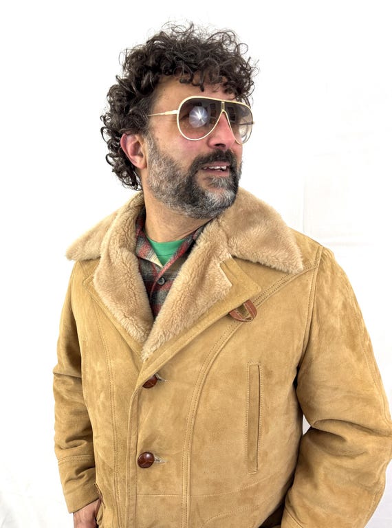 【希少70s】McGREGOR スエードレザー ボンバージャケット M 超短丈 Vintage 1970s 70s Mcgregor Suede Leather Sherpa Coat - Etsy