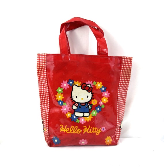 Vintage 1990s 90s 1994 Hello Kitty Sanrio Red Tote - Made in Japan