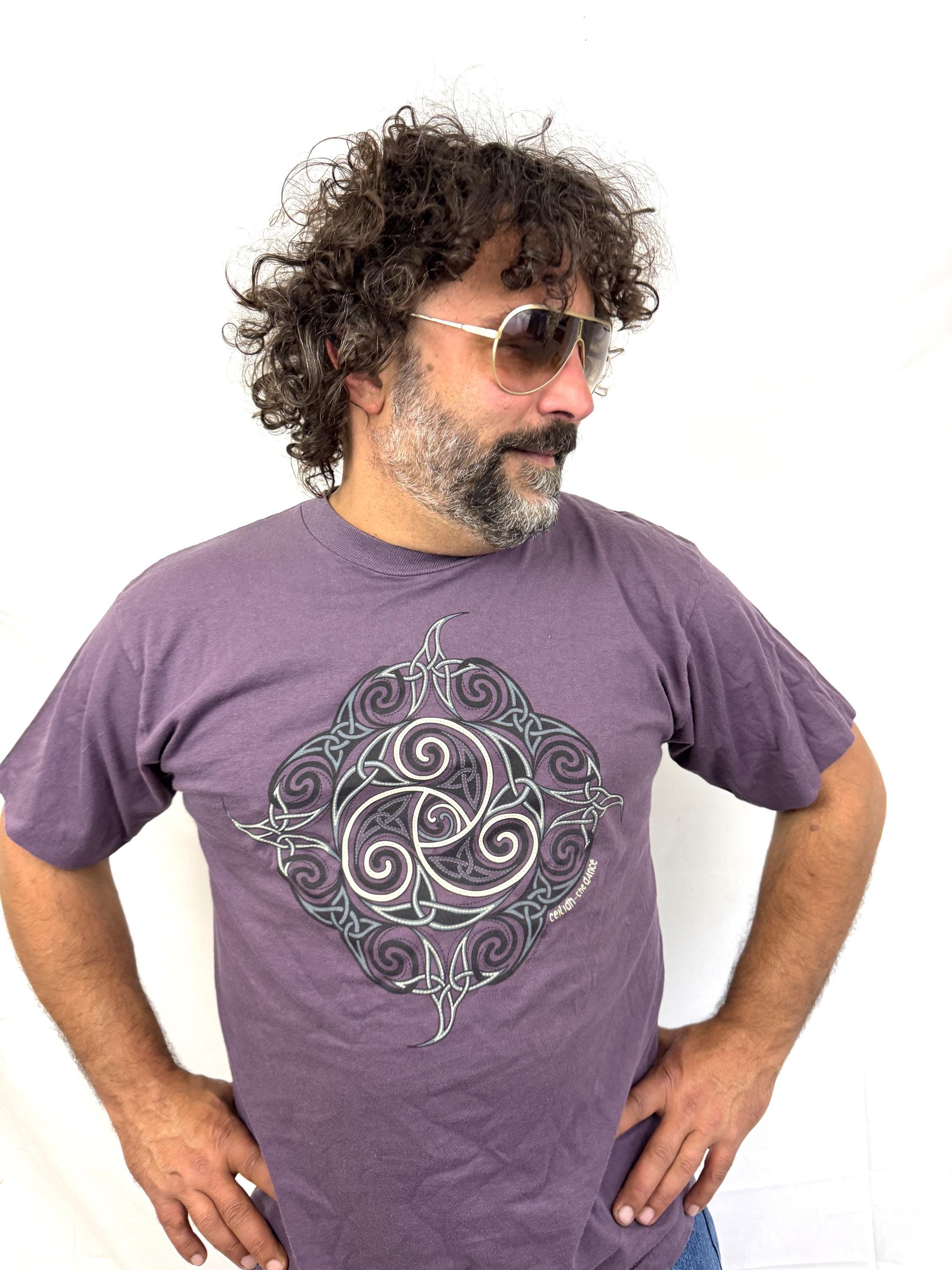 90年代ヴィンテージ アイルランド ケルト Tシャツ - ジェン・デリス 
