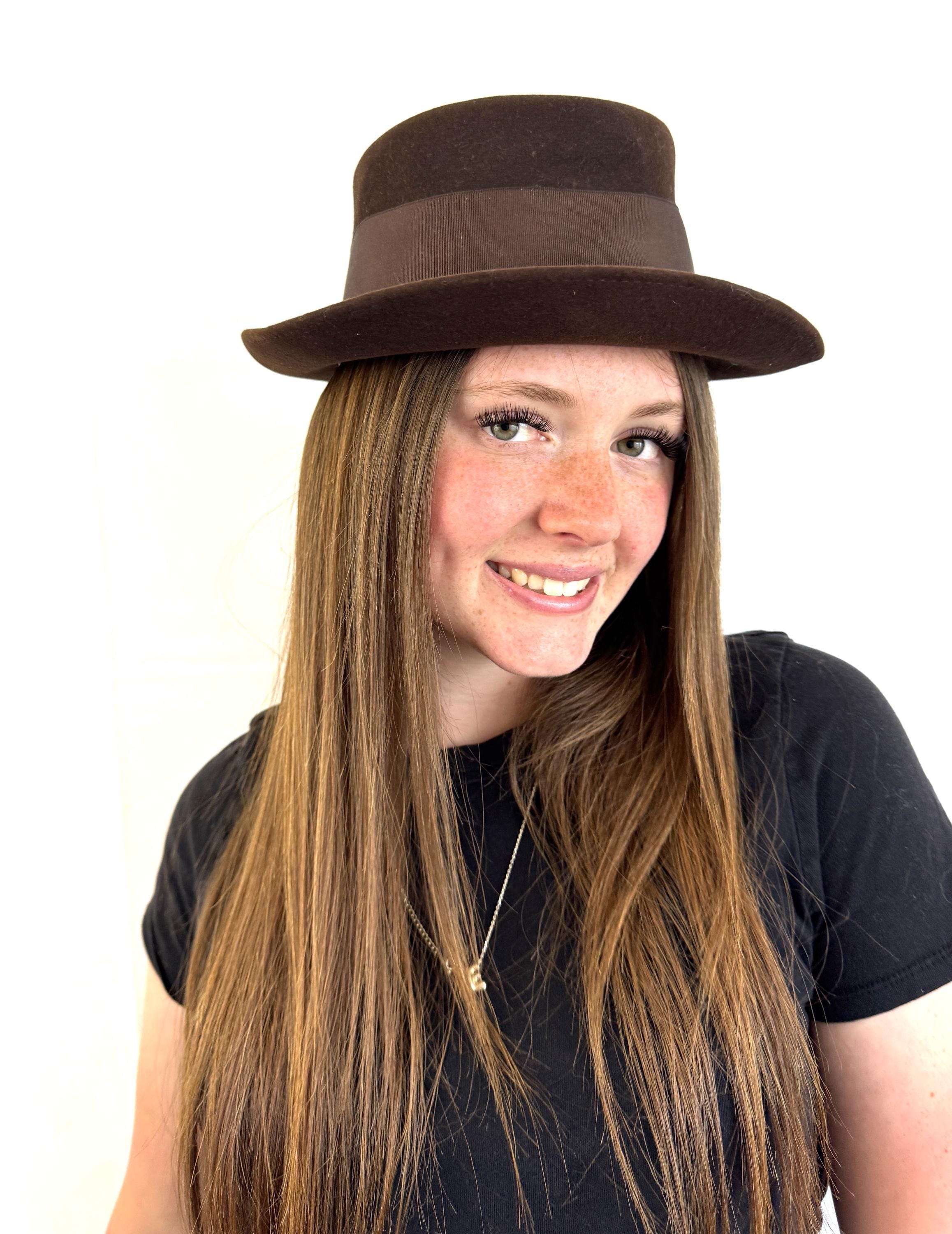 CHAMP 50's KASMIR FINISH ヴィンテージ ハット Vintage 1950s 50s Champ Fedora Brown Felt Hat - Kasmir Finish - Etsy