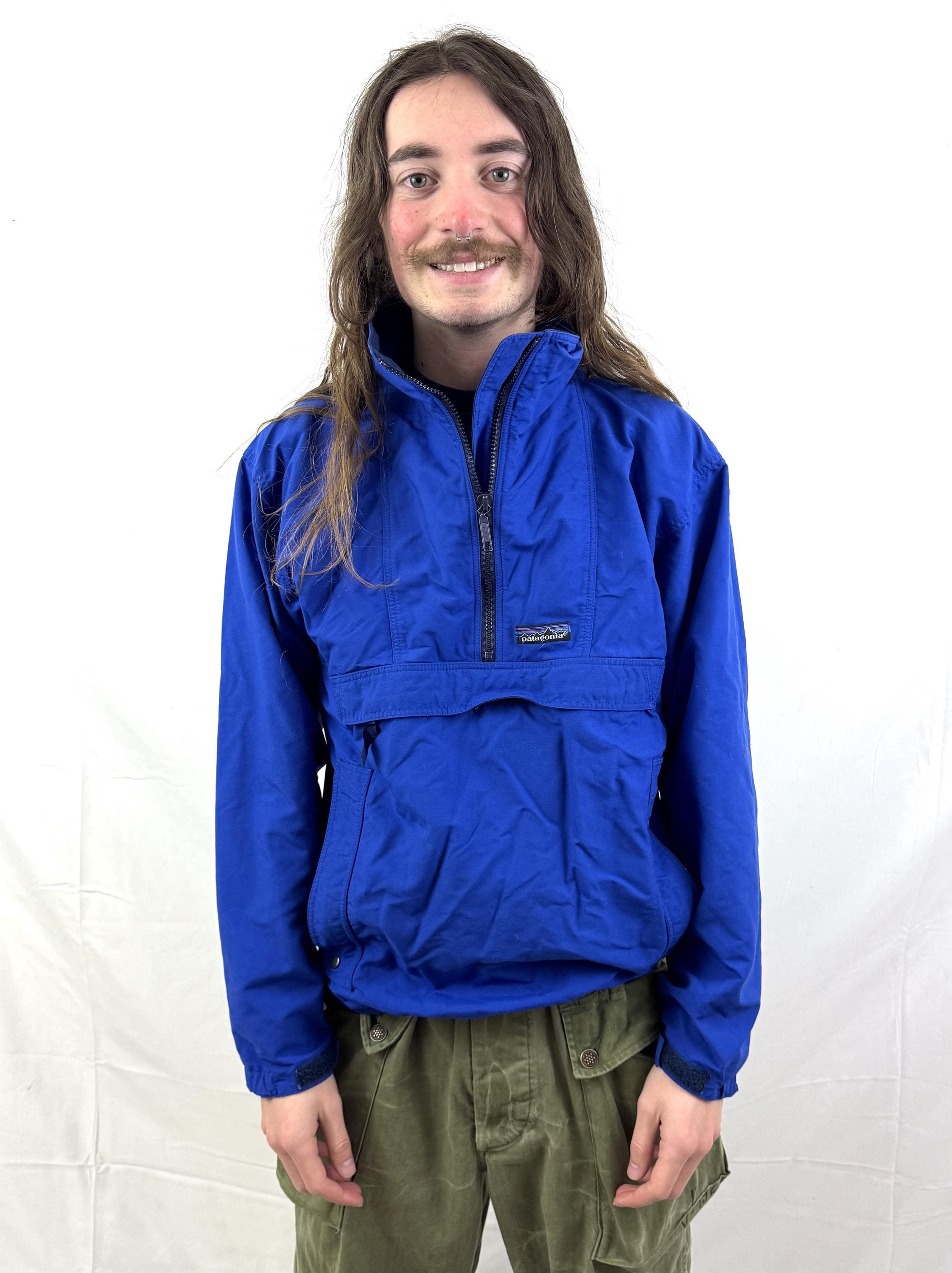 Vintage 1980s 80s Patagonia Anorak Pullover Nylon Jacket Coat
