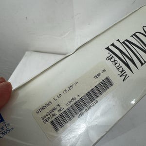 Vintage 1990s 90s 1992 Microsoft Windows Operating System Software ...