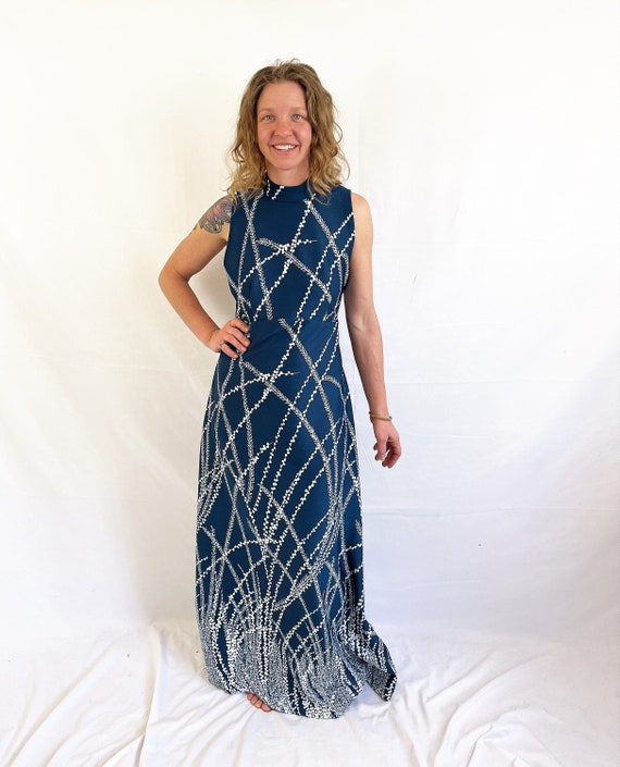 Vintage 1970s 70s Sears Maxi Dress - image 3