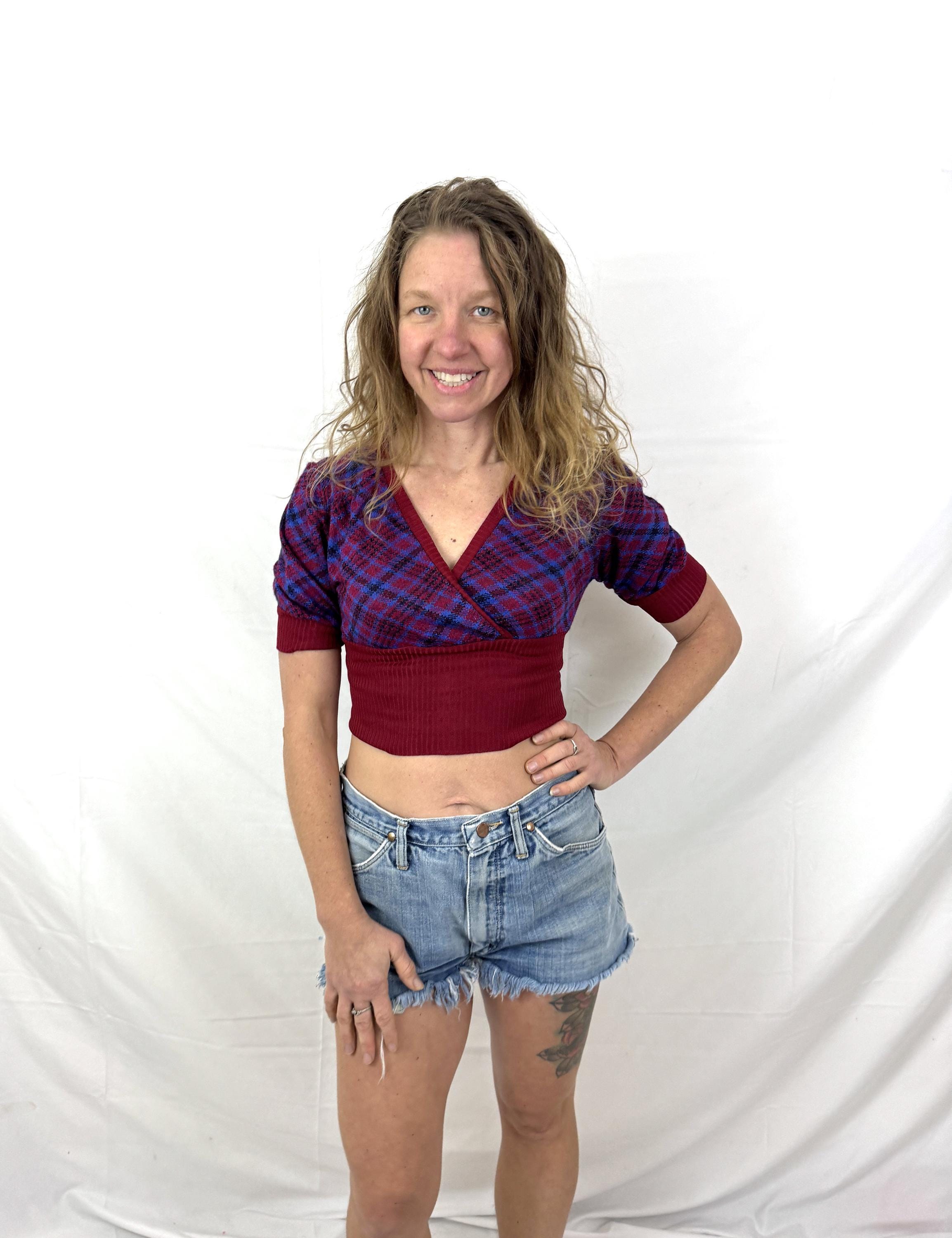 Vintage 70s Crop Tops - Etsy Canada