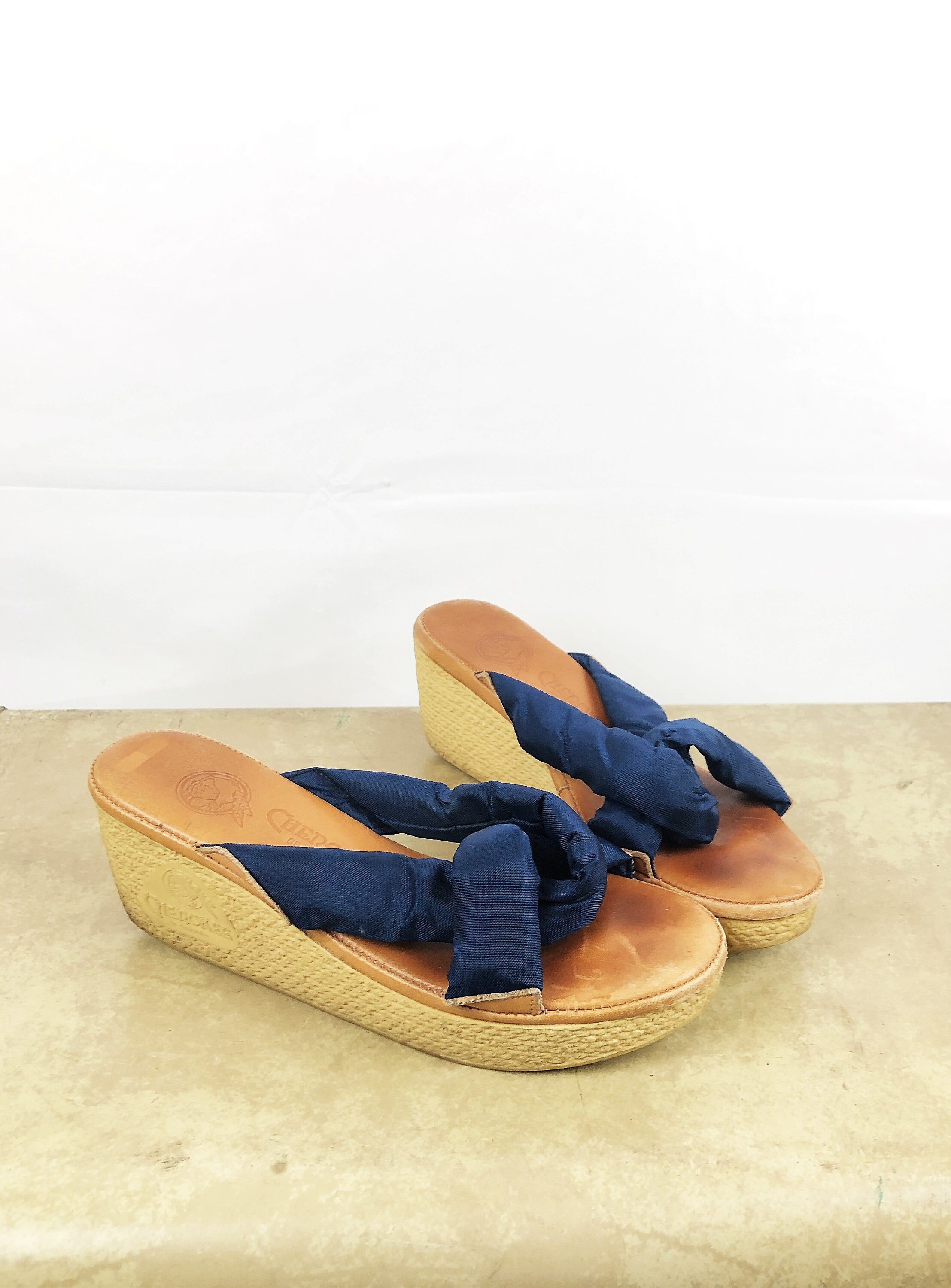 Vintage Cherokee of California 1970s 70s WOW Wedge Sandals Vintage Cherokee of California 1970s 70s WOW Wedge Sandals