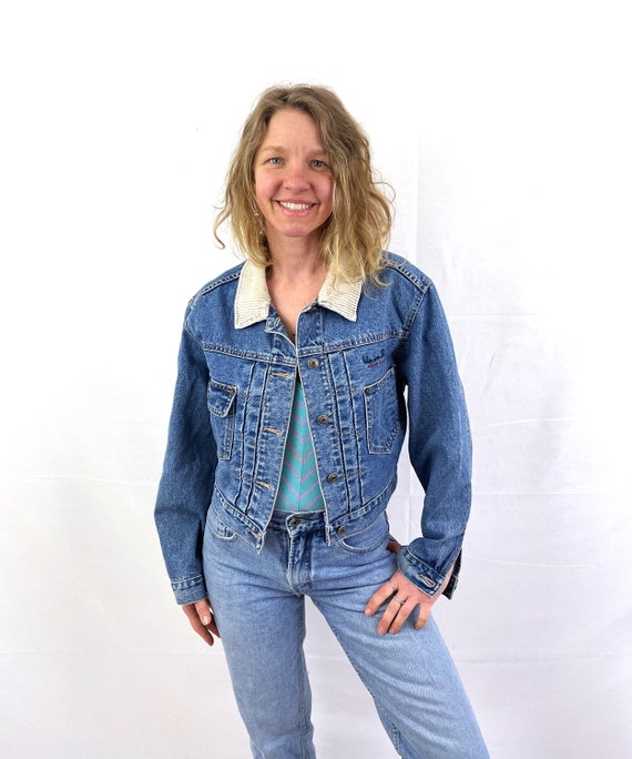 Vintage 90s Unionbay Cropped Denim Jacket - image 3