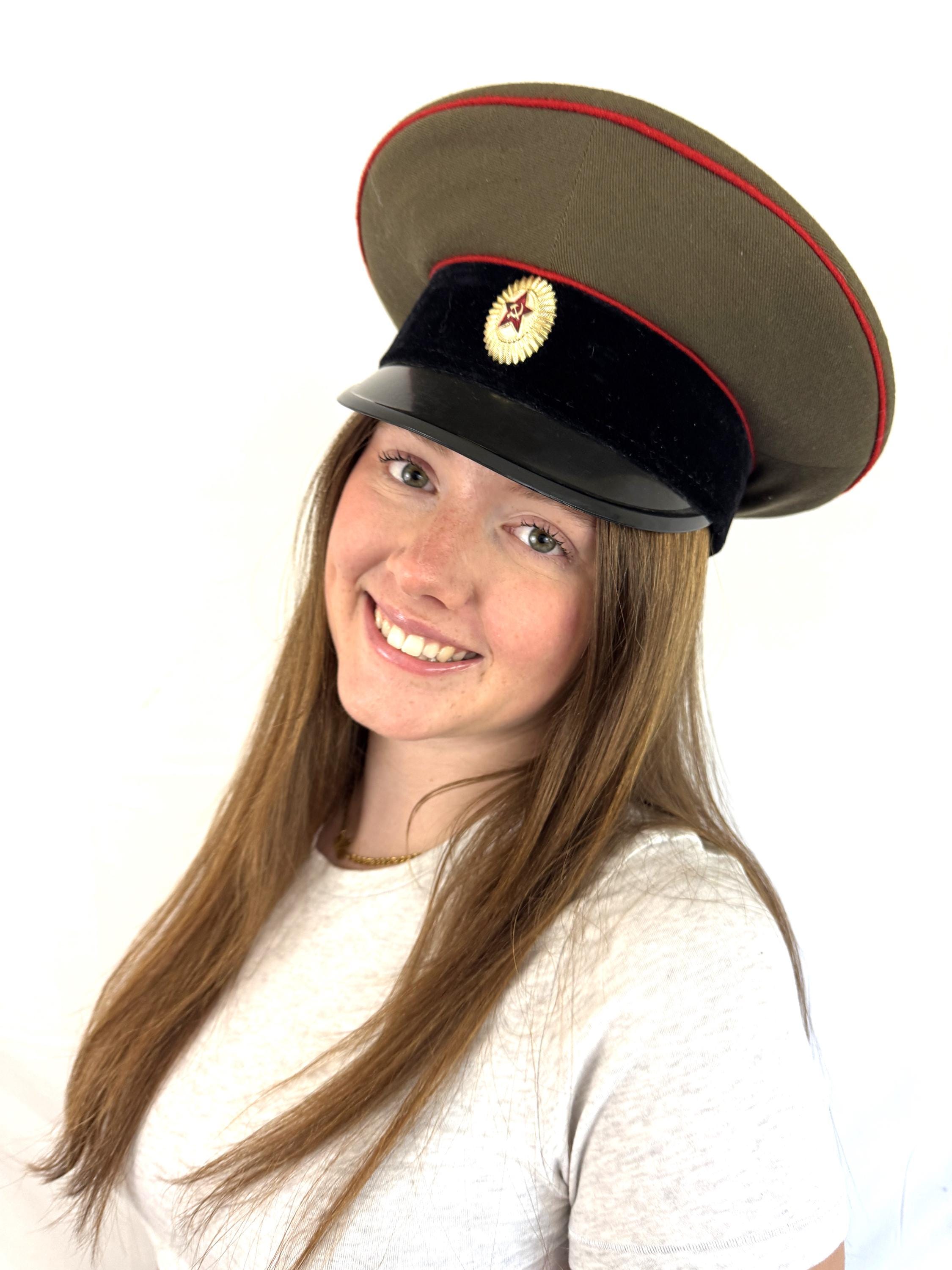 Vintage Soviet Russian Military Visor USSR Hat Cap - Etsy