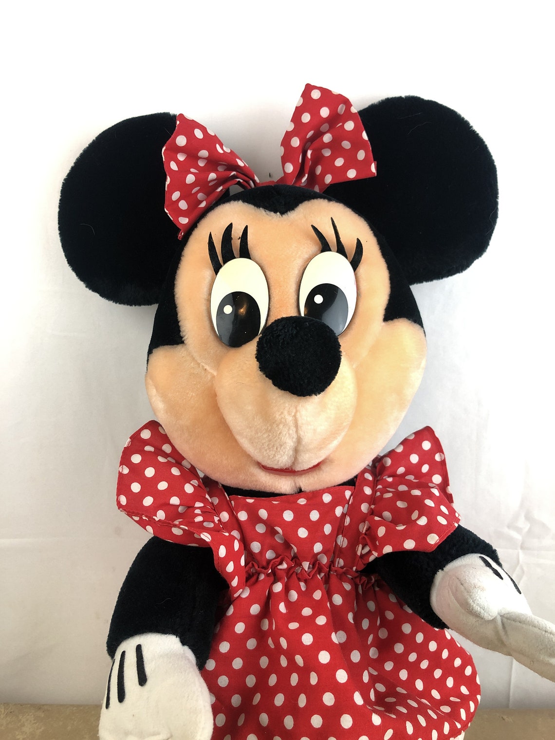 Vintage Minnie Mouse Disney Plush Toy Collectible Stuffed - Etsy