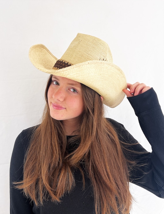 Vintage Mustang Western Cowboy Hat