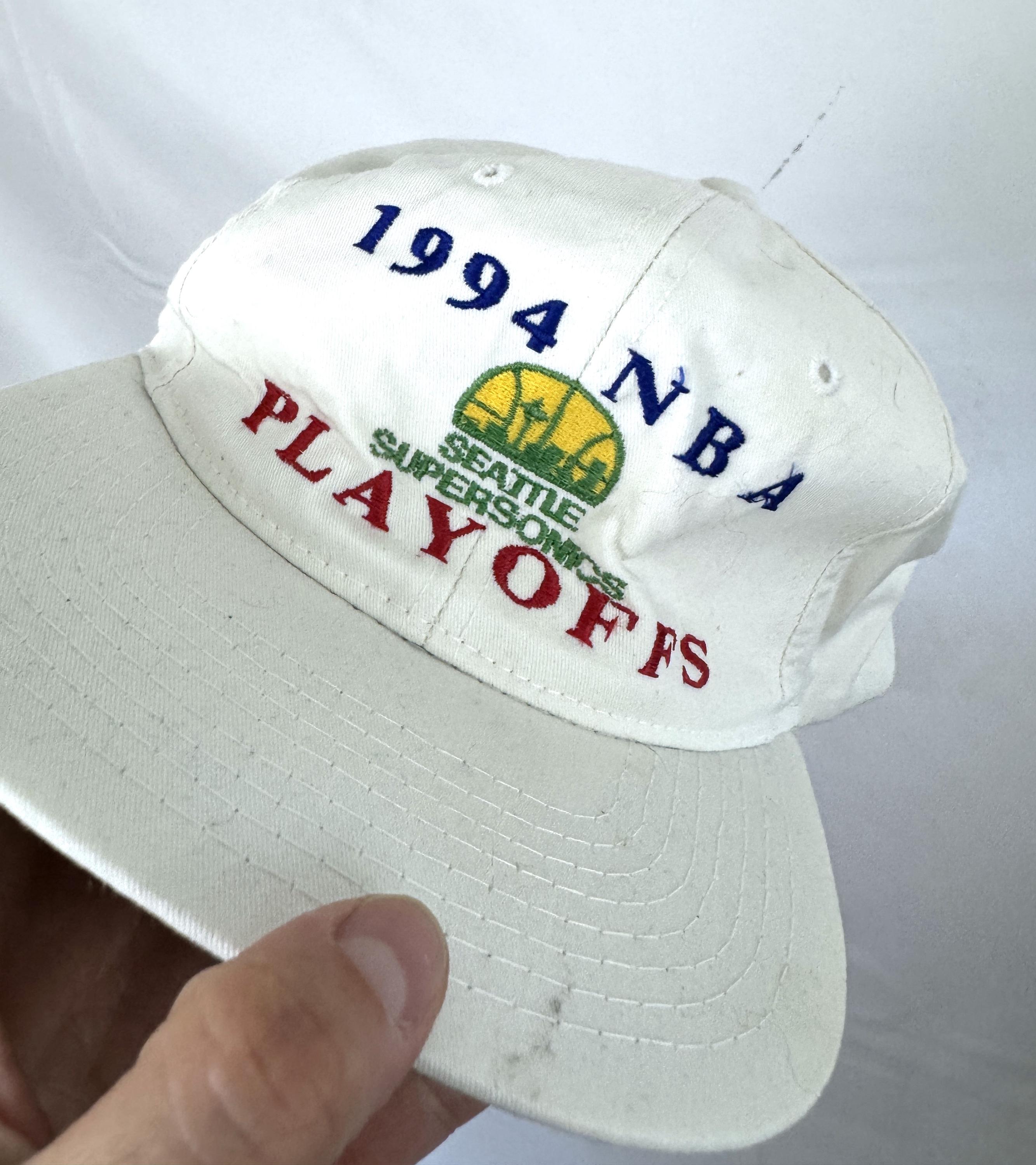 Vintage 1990s 90s Seattle Supersonics Sonics 1994 NBA Playoffs 