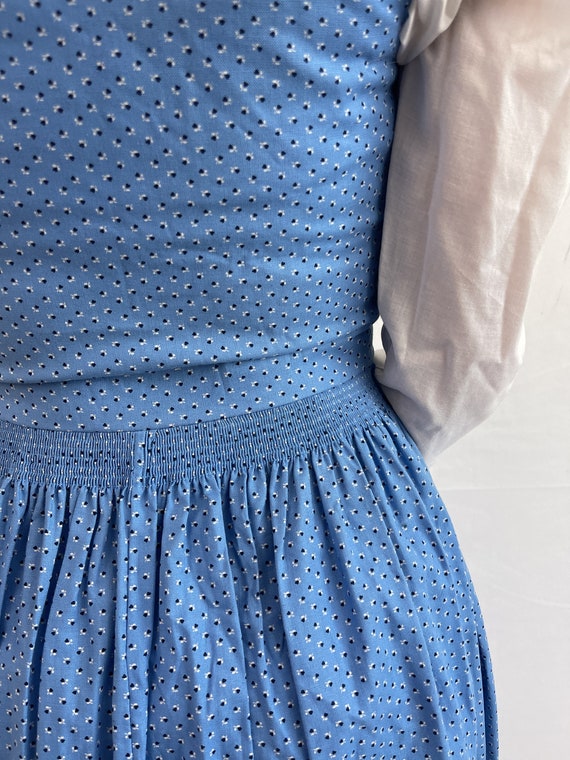 Vintage Blue Tracthten Aus Rarnten Dirndl Dress a… - image 7