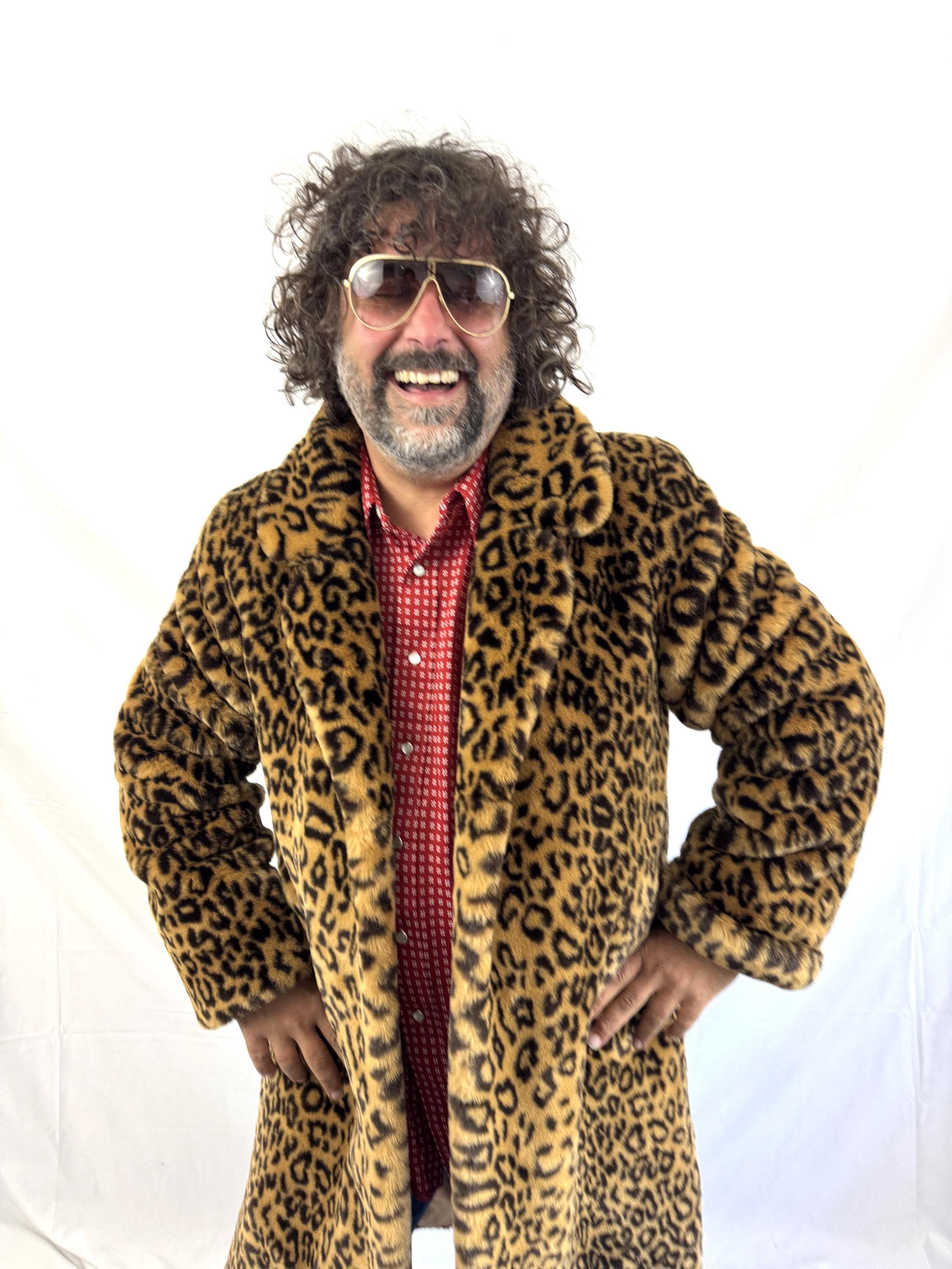 90s Leopard Winter Coat - Etsy