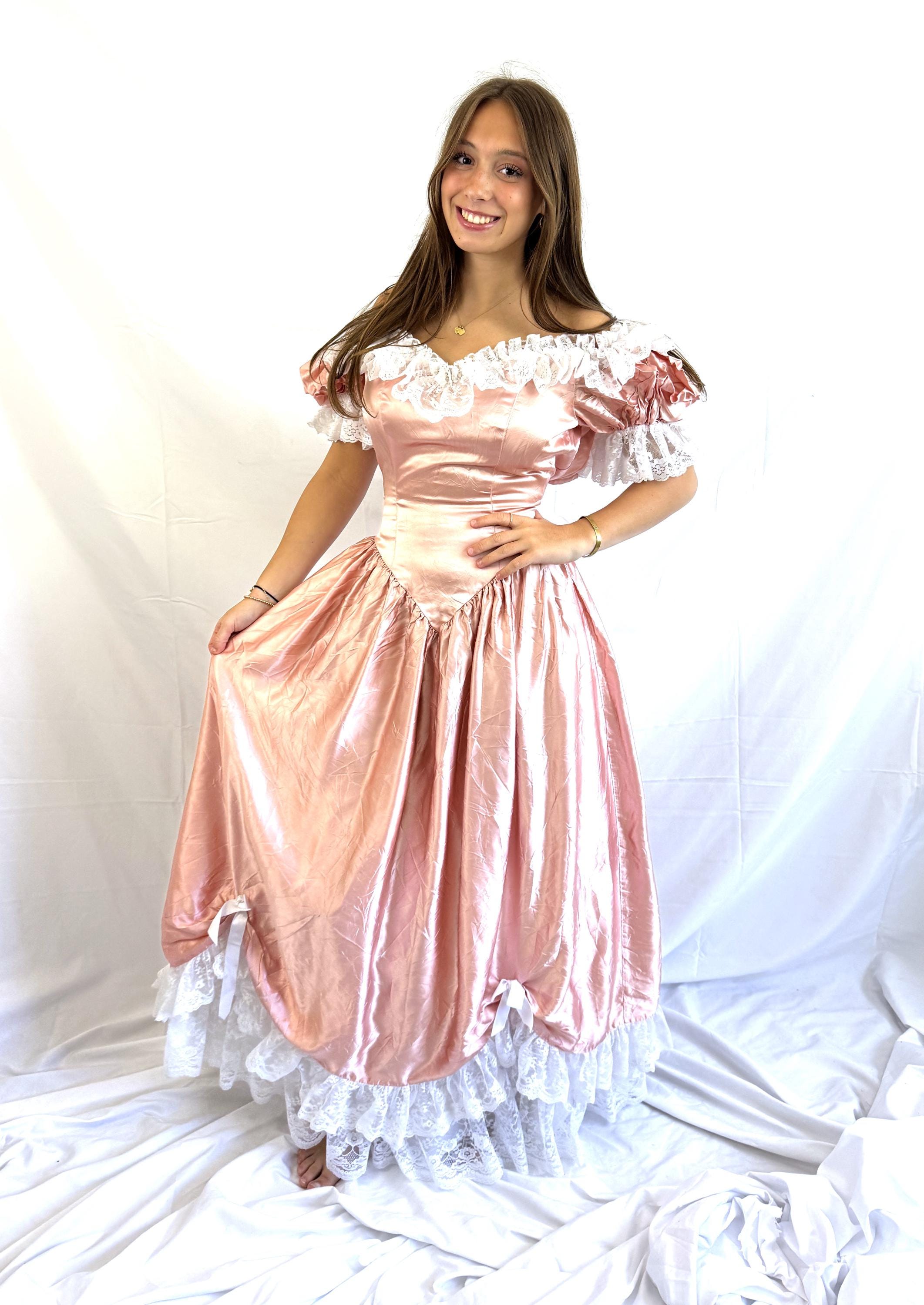southern belle dress The In Peach Floral Print Period Clothing Southern Belle Adult Full Figured