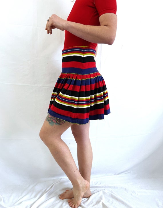Vintage 90s 1990s Cotton Skirt by United Colors of