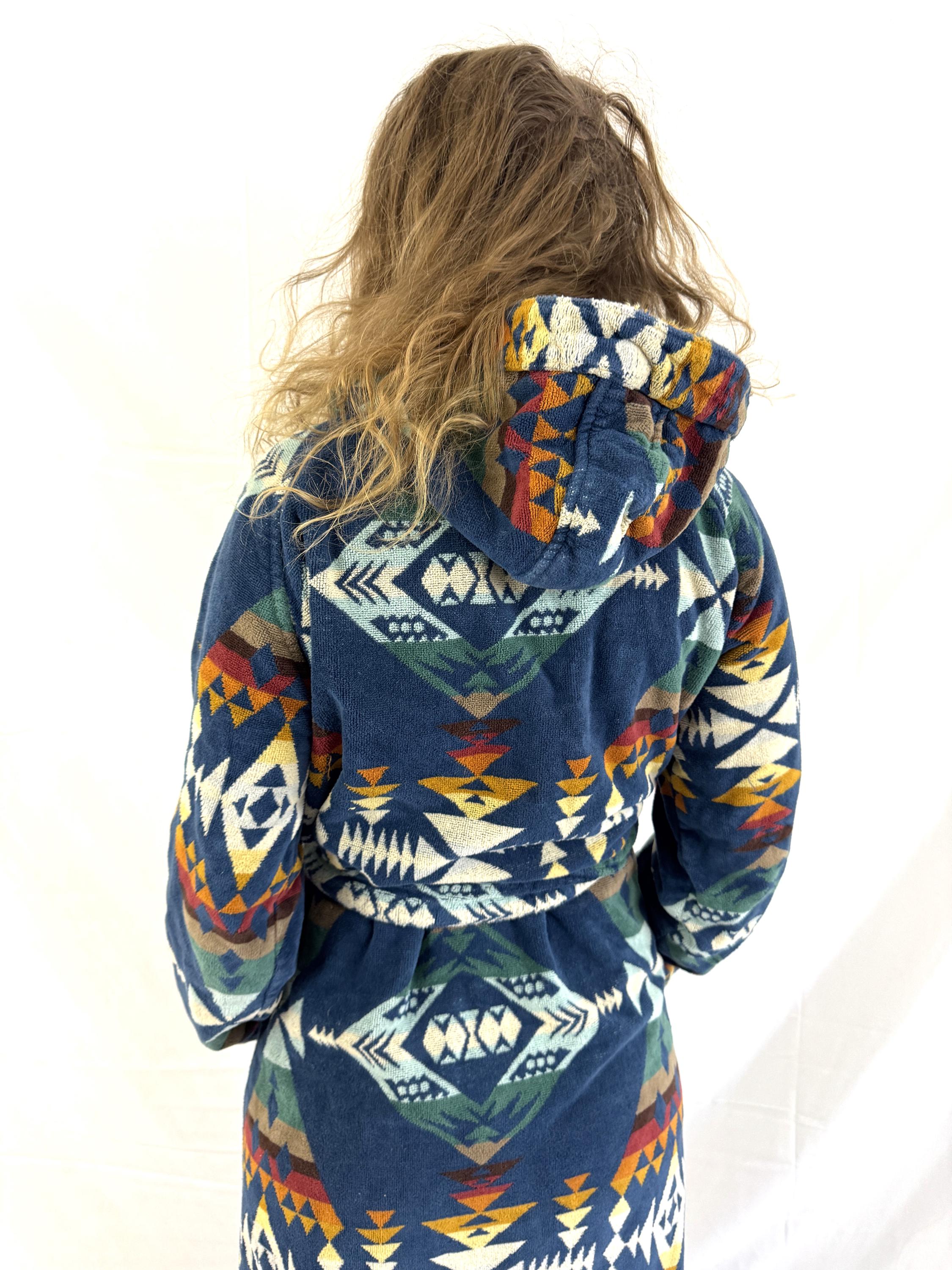 Vintage Y2K Pendleton Southwest Aztec Geometric Cotton Robe - Etsy