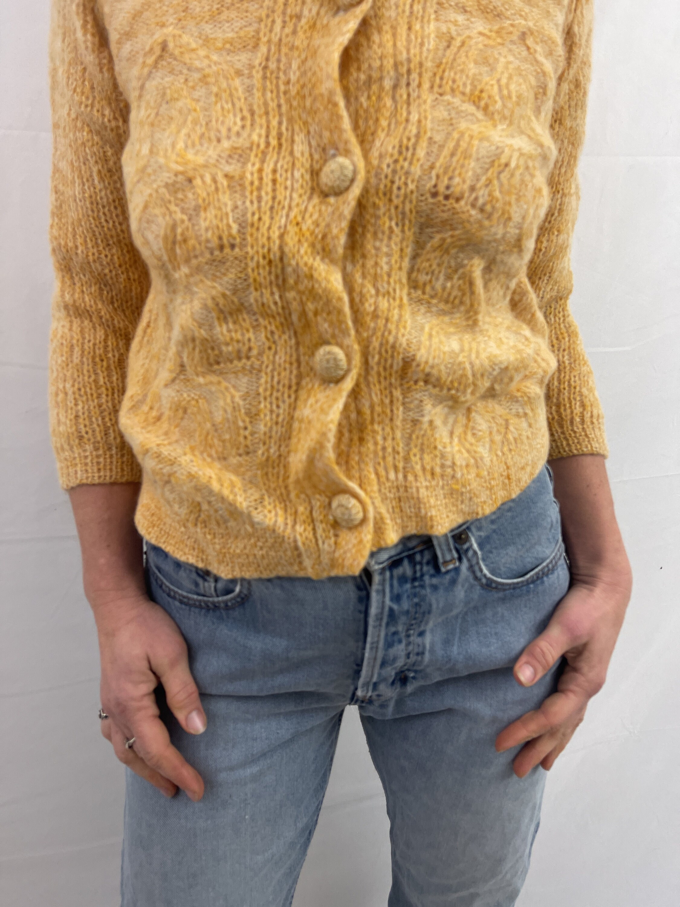 【本日まで】special 60 vintage mohair cardigan Vintage 60s Mohair Cardigan Men's Large Brown Fuzzy | eBay