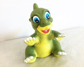 Vintage 80s 1980s The Land Before Time Ducky Dinosaur Hand Puppets 1988 Pizza Hut Toy