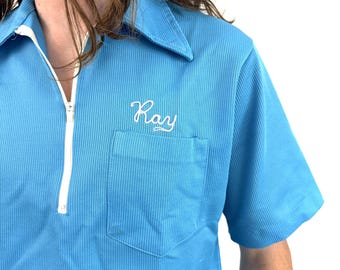 1960年代のヴィンテージNat Nast刺繍ボウリングシャツ - Ray - Etsy 日本