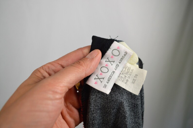 Vintage 90s XOXO Maxi Rose Fitted 1990s Rayon Dress