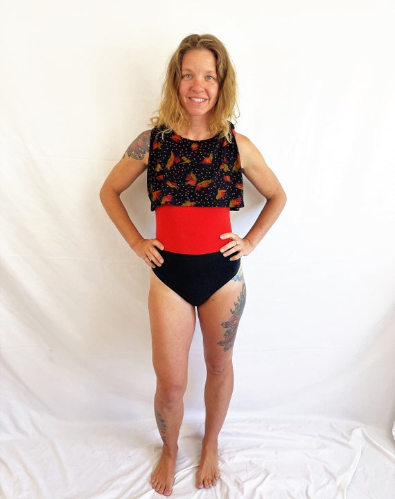 Vintage 80s workout leotard - Gem