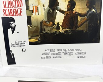 1980年代のヴィンテージ映画「スカーフェイス」ポスター - アル