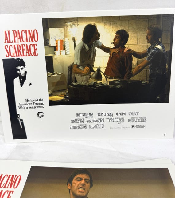 1980年代のヴィンテージ映画「スカーフェイス」ポスター - アル