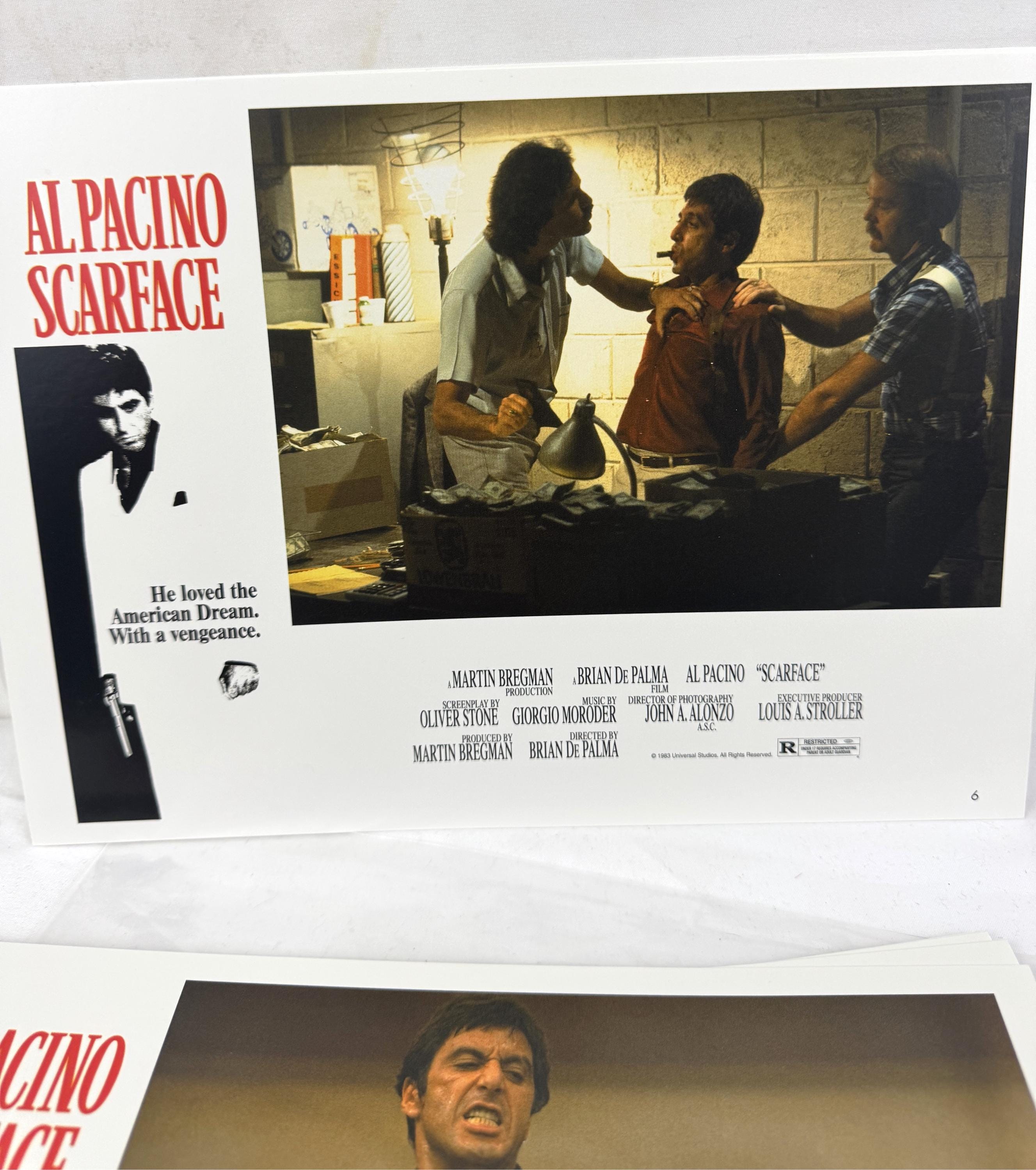 映画ポスター大 スカーフェイス SCARFACE アルパチーノ ヴィンテージ