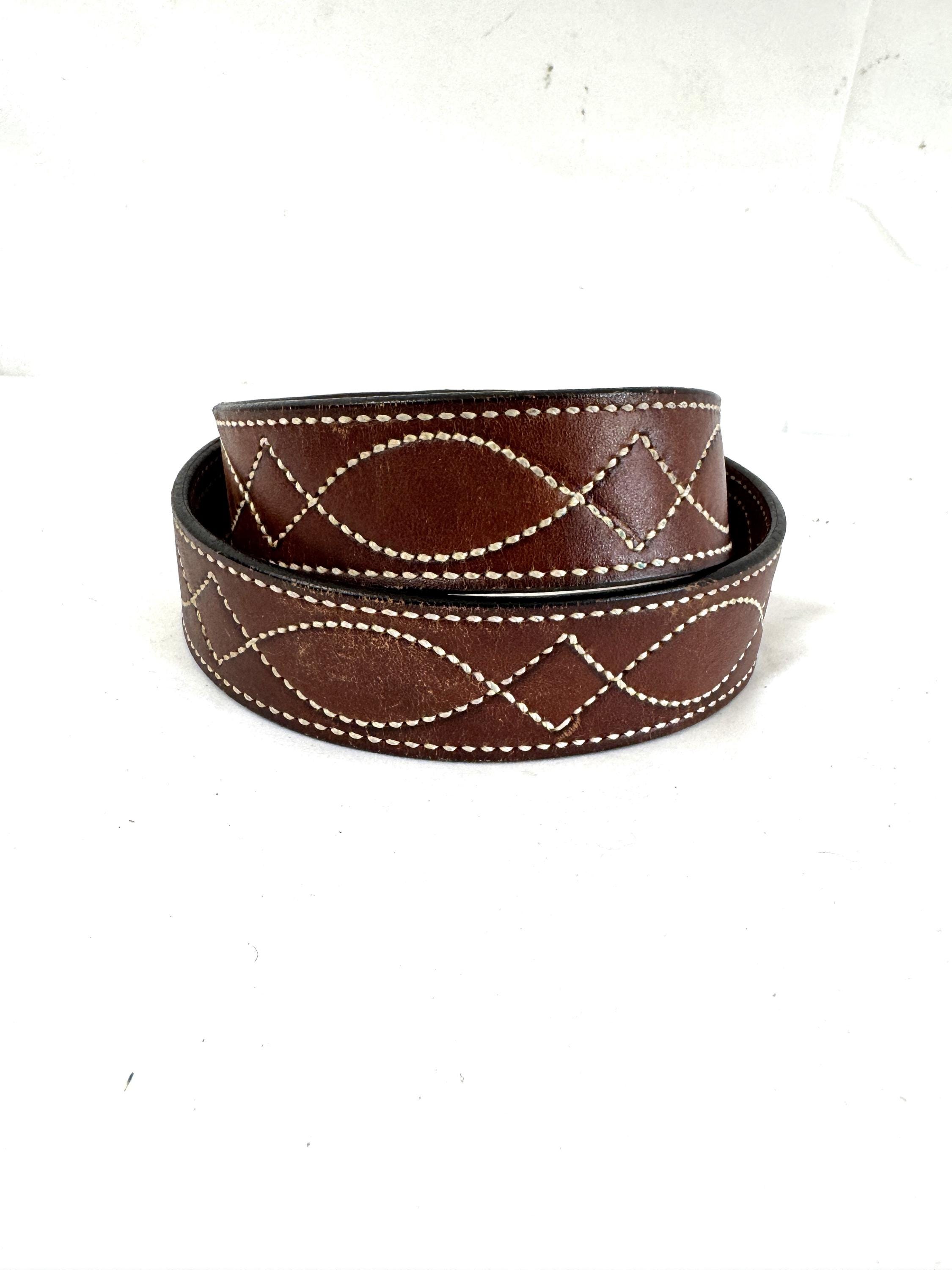 Size 32 vintage western genuine leather belt il_fullxfull.6370201553_jotz.jpg main image 3