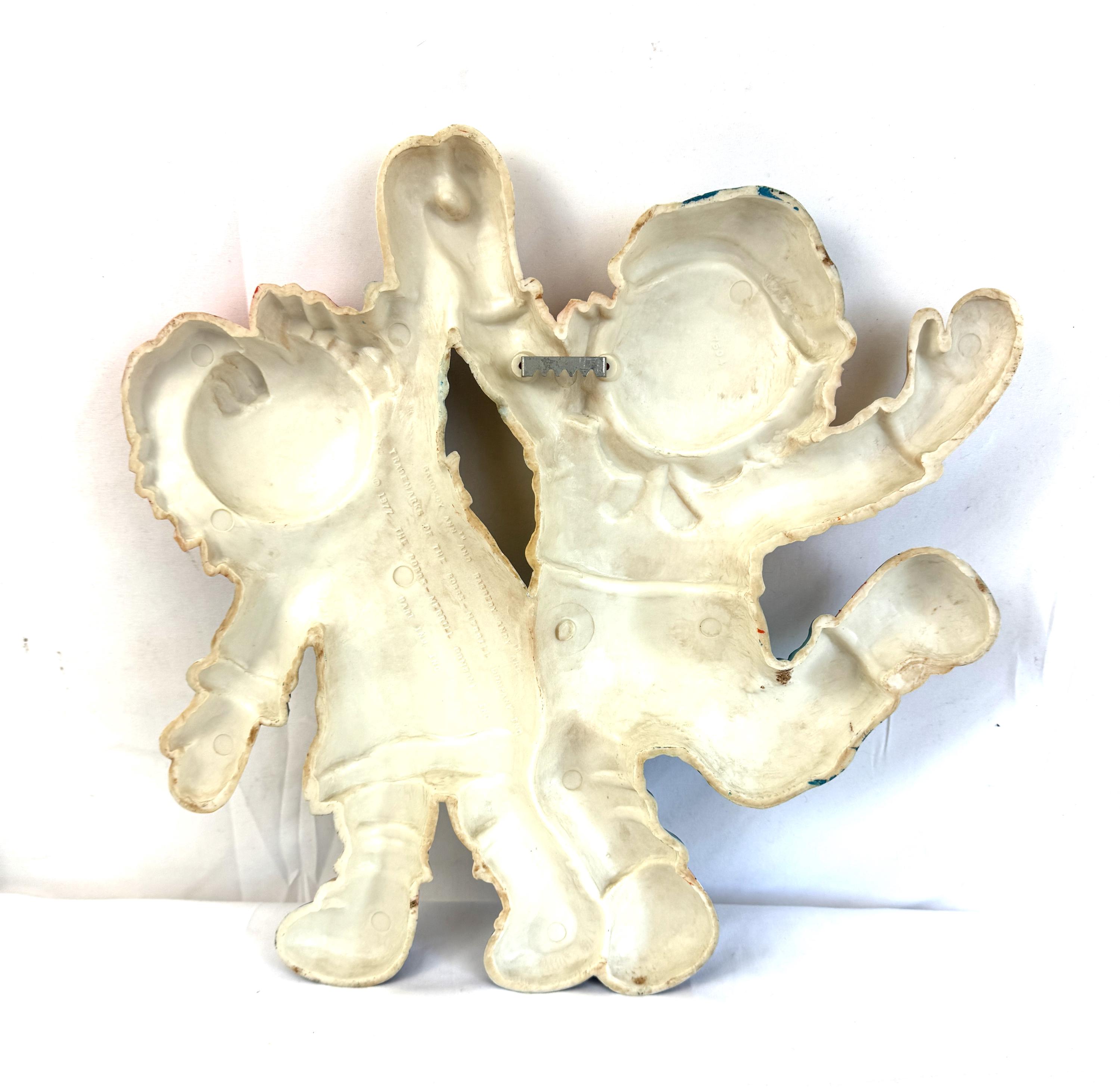 ラガディ・アン&アンディ◆ビンテージ 70s ウォールデコレーション 壁掛け◆ ヴィンテージのラガディ・アン＆アンディの壁掛け - 1970年代の