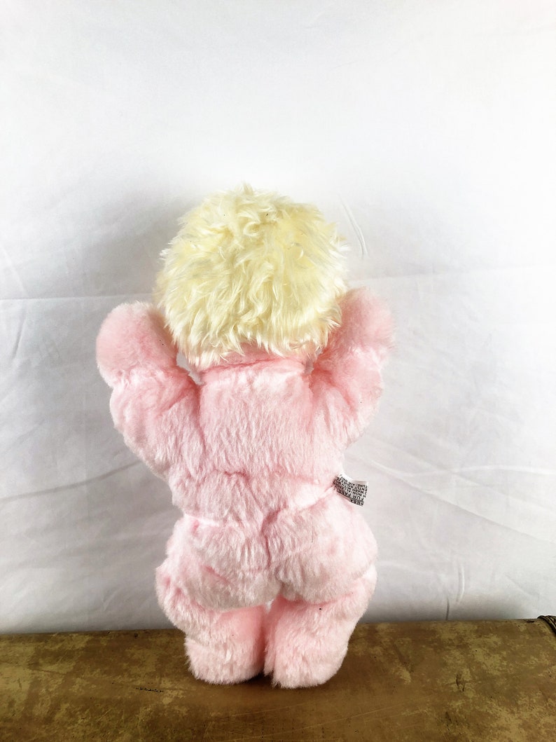 Noah Baby Doll Plush Sleeping Stuffed Toy Long Eyelash USA Vintage Ms