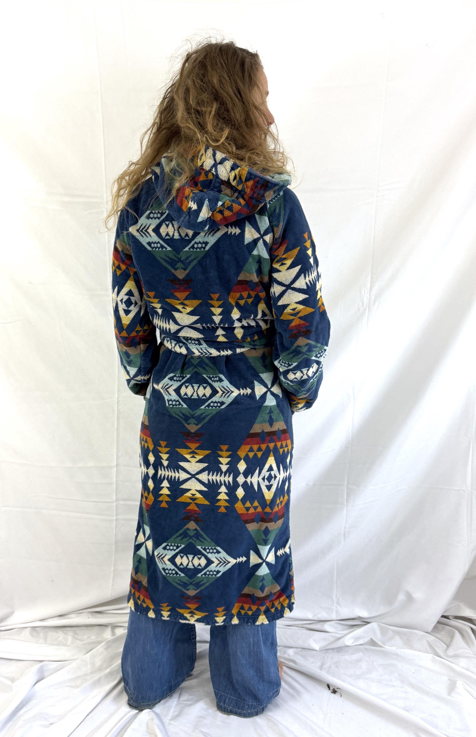Vintage Y2K Pendleton Southwest Aztec Geometric Cotton Robe - Etsy