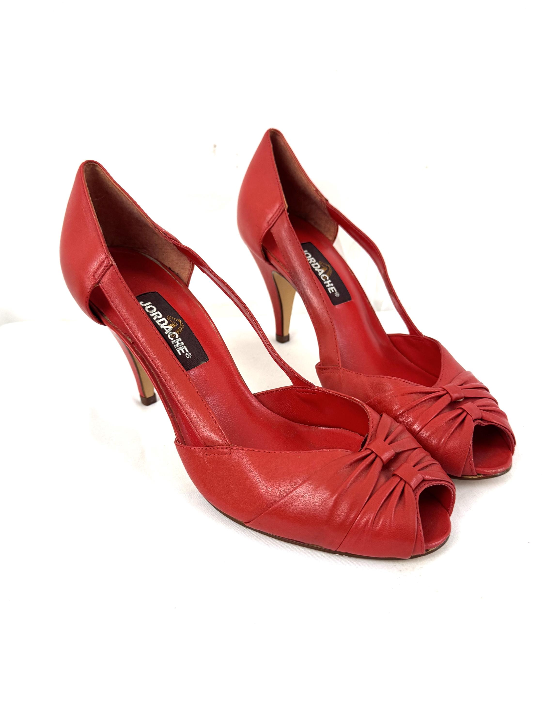 80s Red High Heels Canada