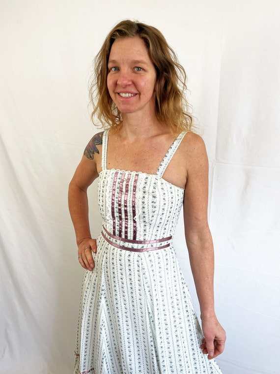 RARE Vintage Gunne Sax by Jessica McClintock Peas… - image 2