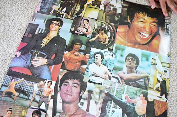 Vintage Bruce Lee Collectible Poster