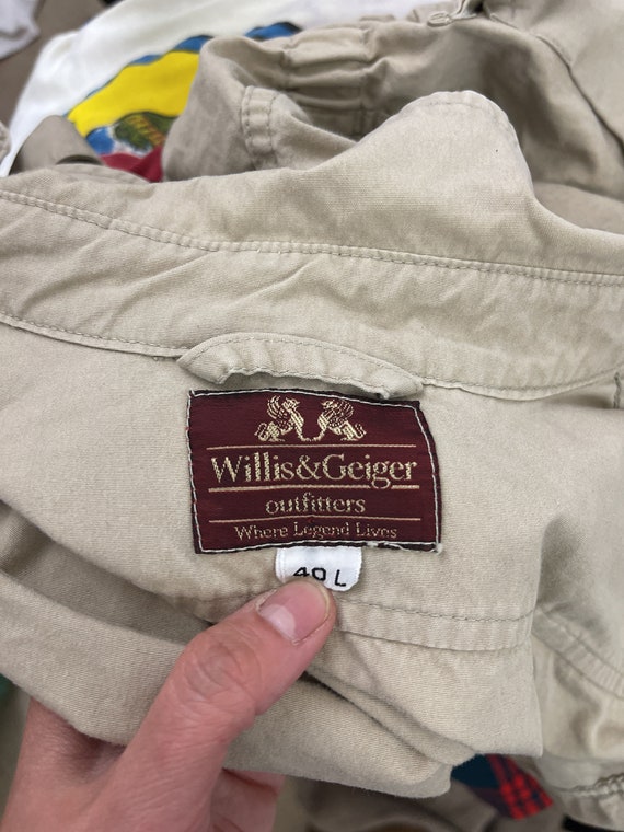 Vintage Willis & Geiger Outfitters Cotton Lightwe… - image 6