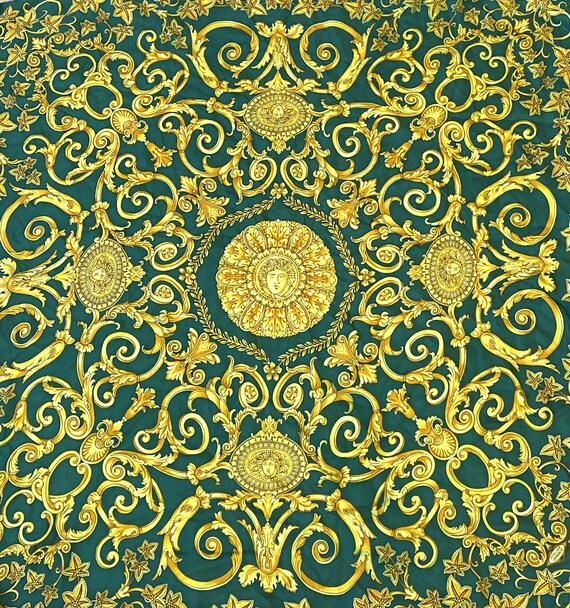sophie　GIANNI Versace スカーフベルト 90-s Vintage Gianni Versace Atelier Barocco Scarf Silk with