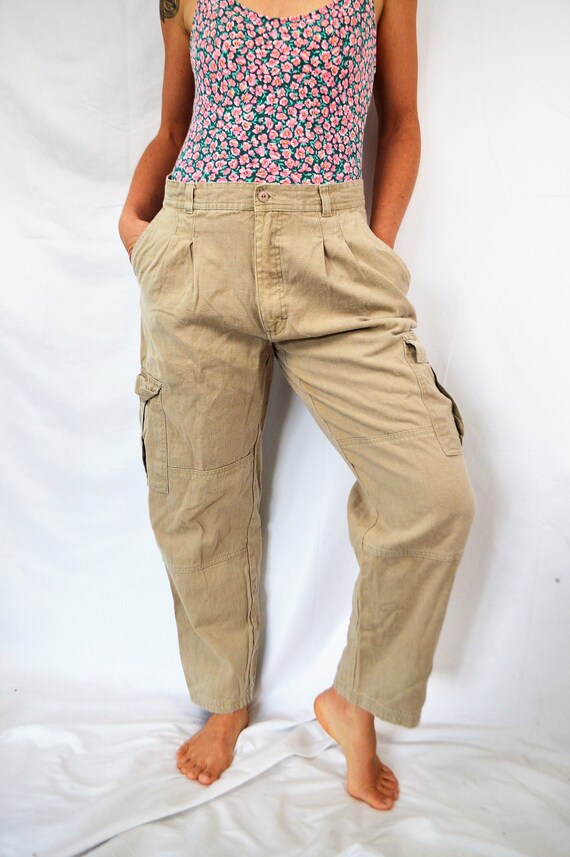 Vintage 80s Bugle Boy Khaki Baggy Cargo Harem Hammer Jeans Etsy Vintage 80s Bugle Boy Khaki Baggy Cargo Harem Hammer Jeans Etsy