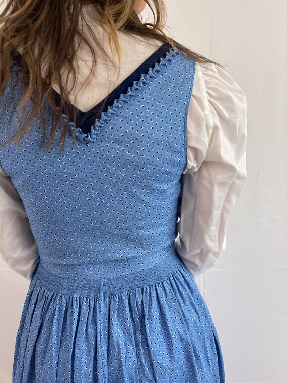 Vintage Blue Tracthten Aus Rarnten Dirndl Dress a… - image 6