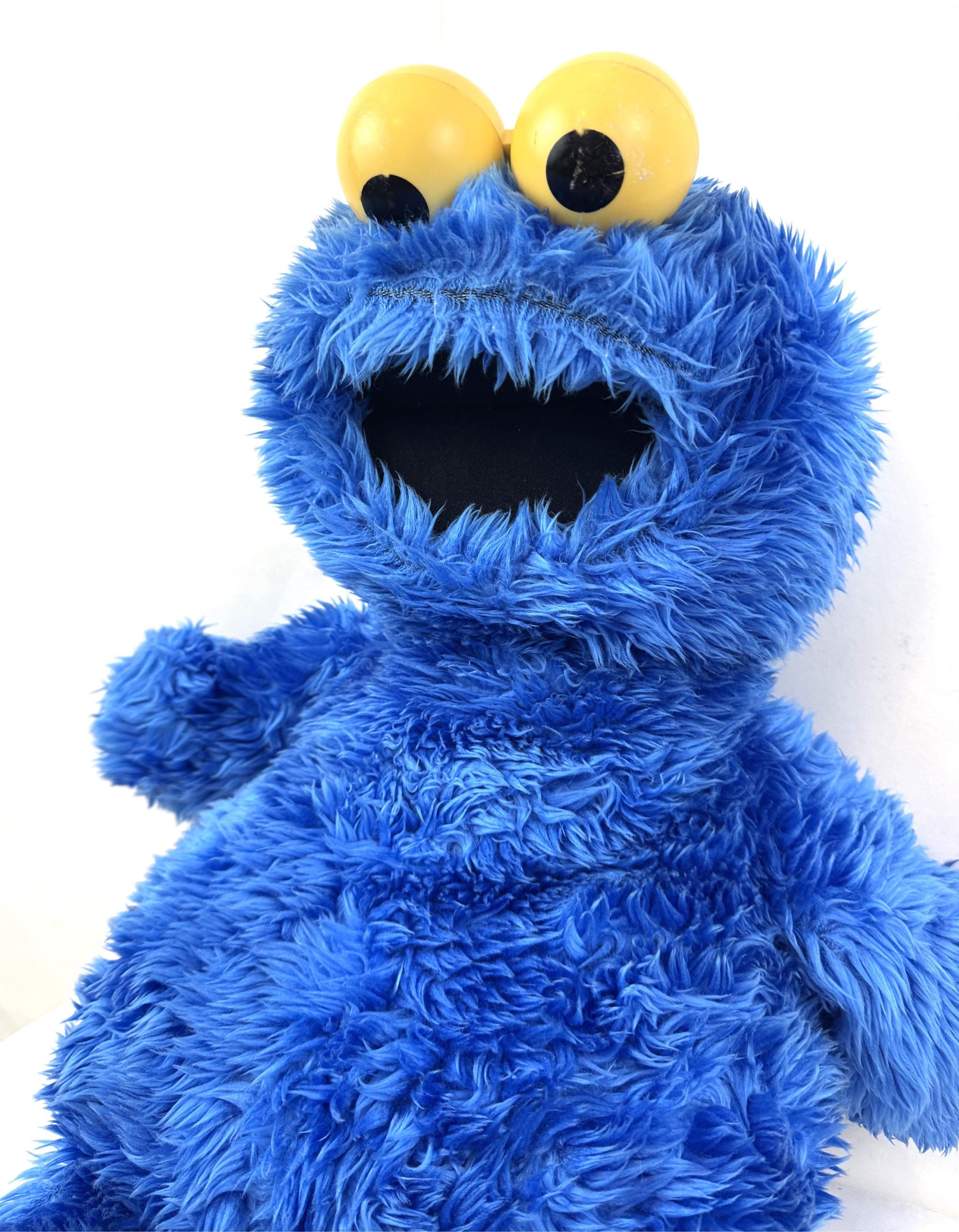 Giant Vintage 1980s 80s Sesame Street XL Cookie Monster Jim Henson