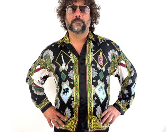 70‘s vintage Mexican Monk shirts レースアップ 70's vintage Mexican Monk shirts レースアップ