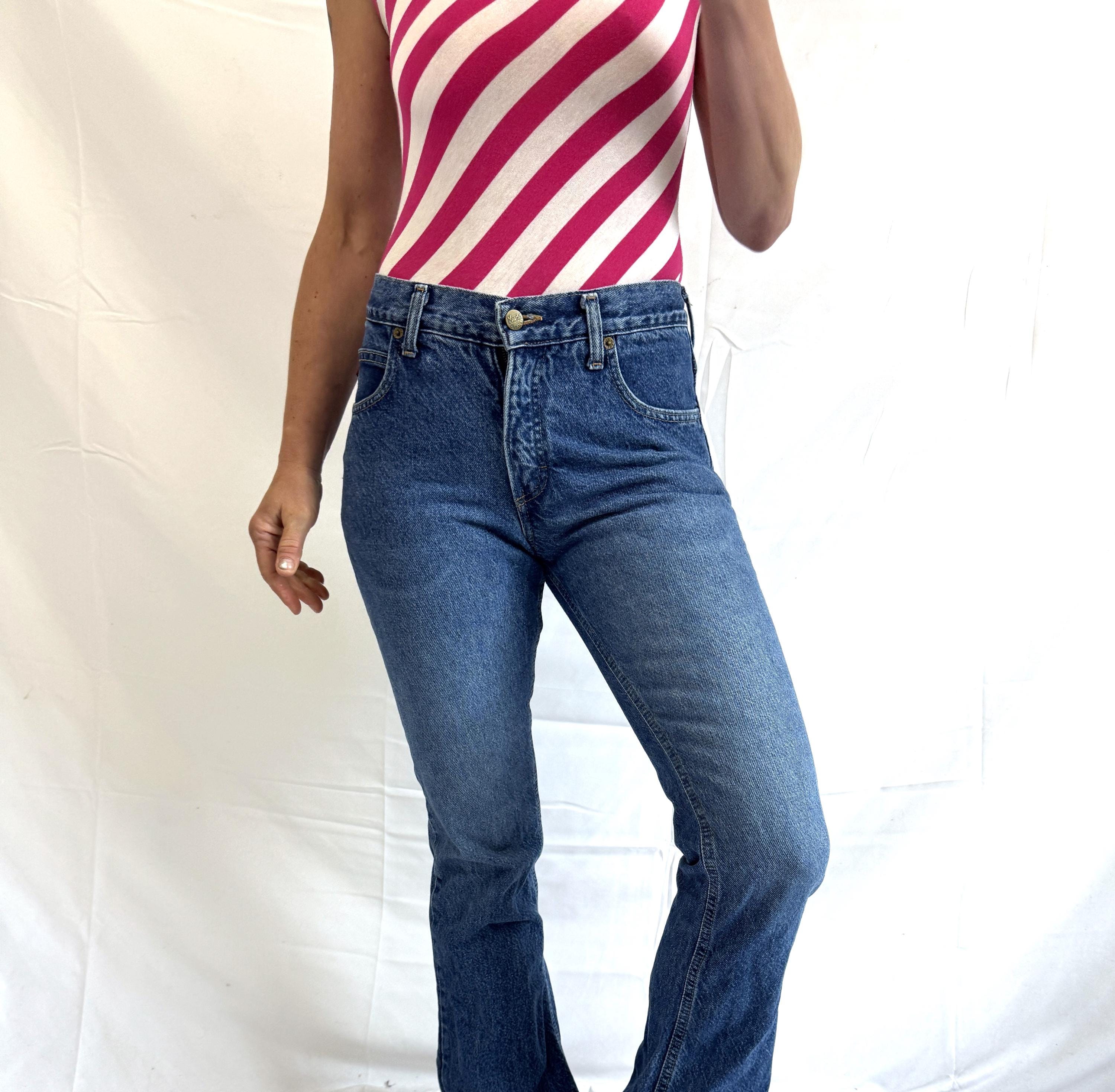 Vintage 90s 2000 Y2K Denim Flare XS Bootcut Jeans - by Mudd - Size