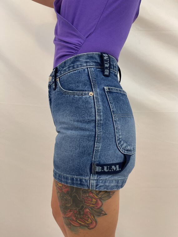Vintage 90s 1990s BUM Equipment Denim Shorts - image 6