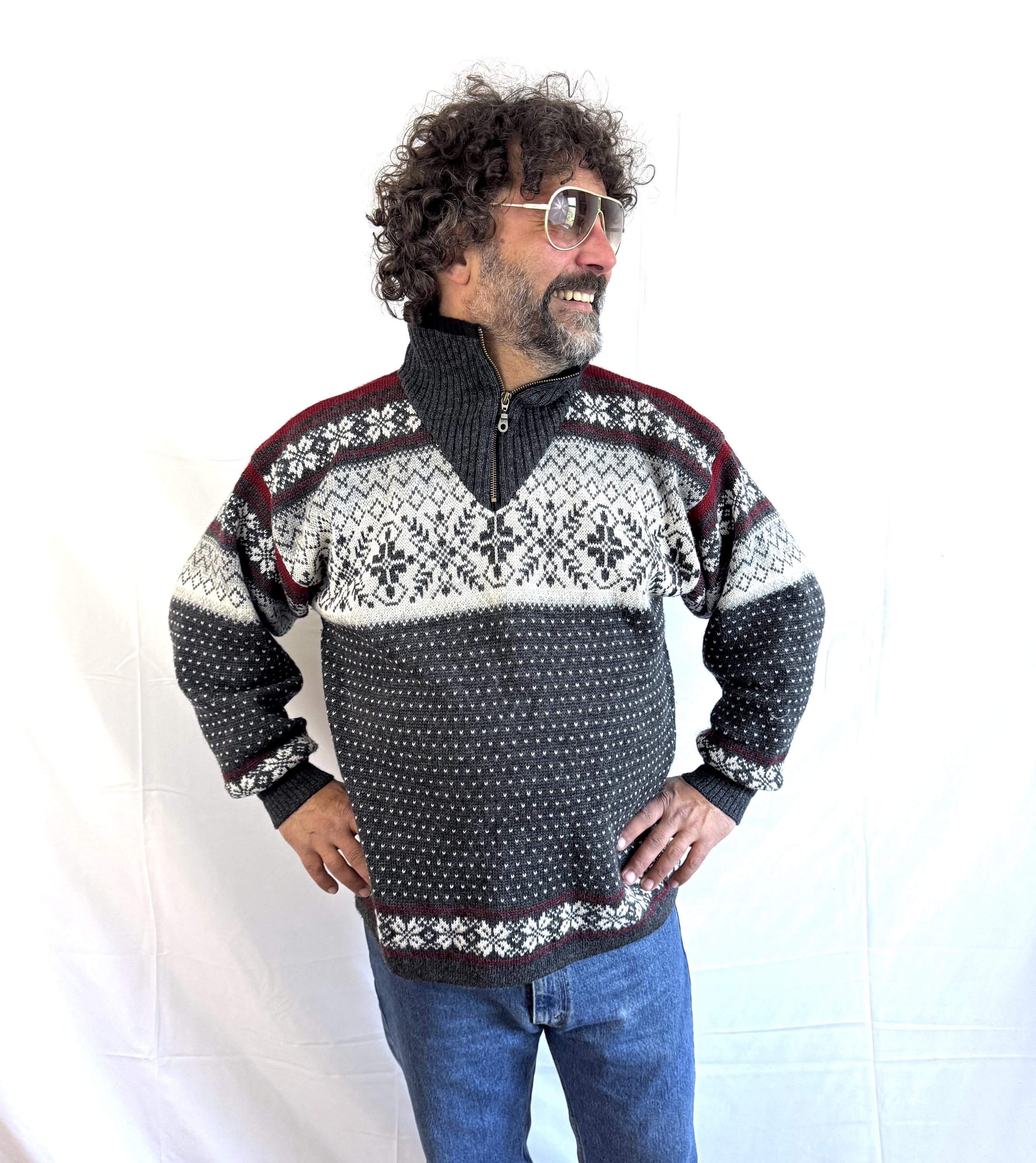 Vintage Nordic Wool Sweater - Norsk Wear - Made in Norway - Etsy