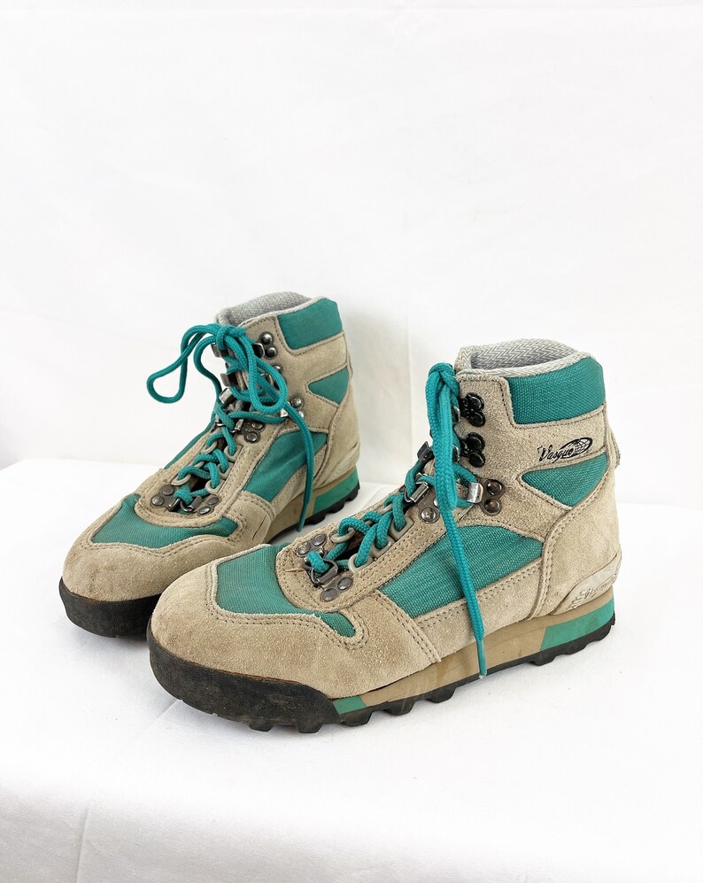Vintage Vasque Hiking Boots Made in Korea Size 6 Etsy