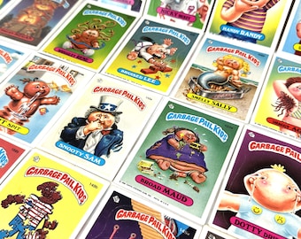 Lot de cartes à collectionner GPK pour enfants Garbage Pail des années 80 et 80 - Lot de 5