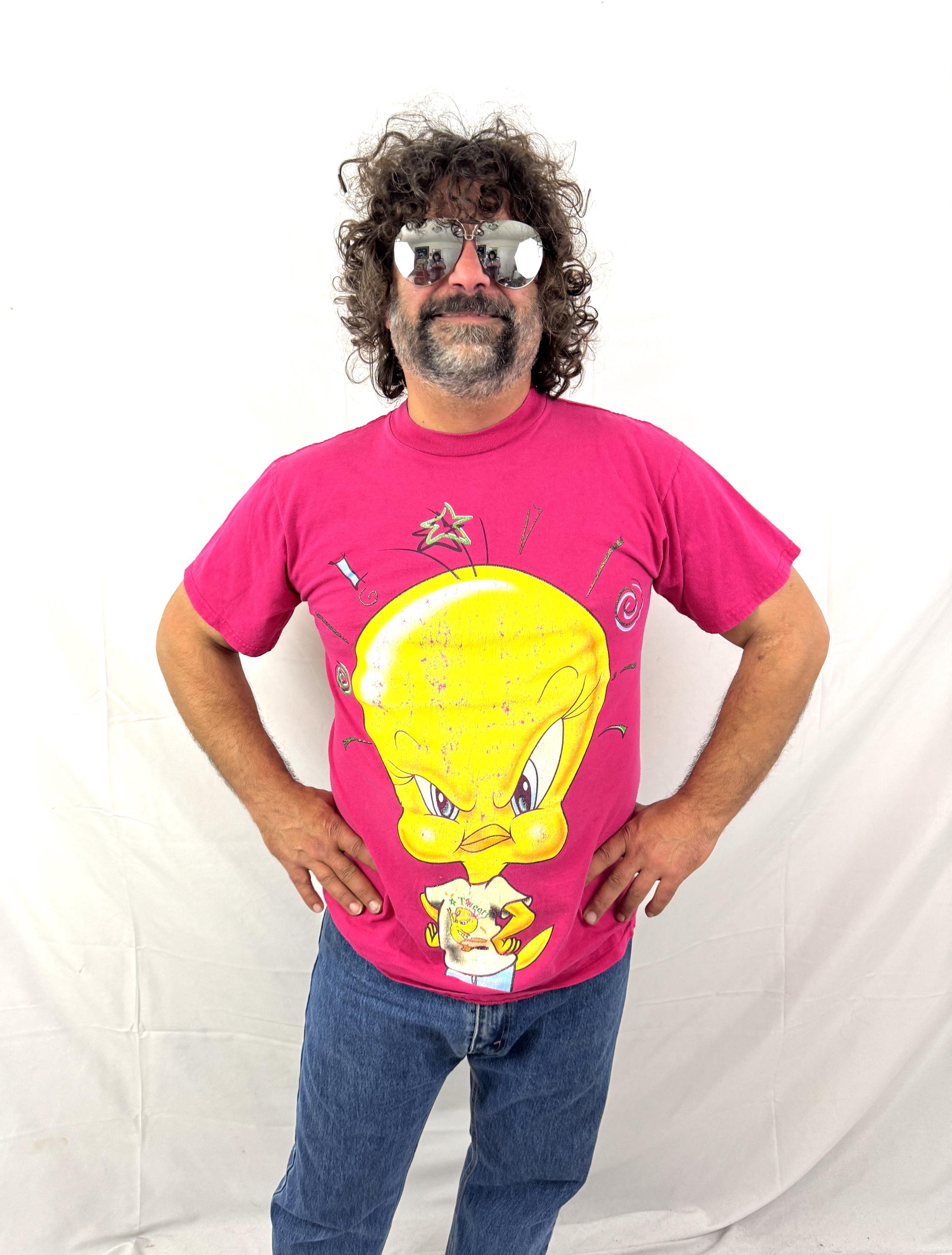 Vintage 1990s 90s Pink Tweety Looney Tunes Tee Shirt Tshirt - Etsy