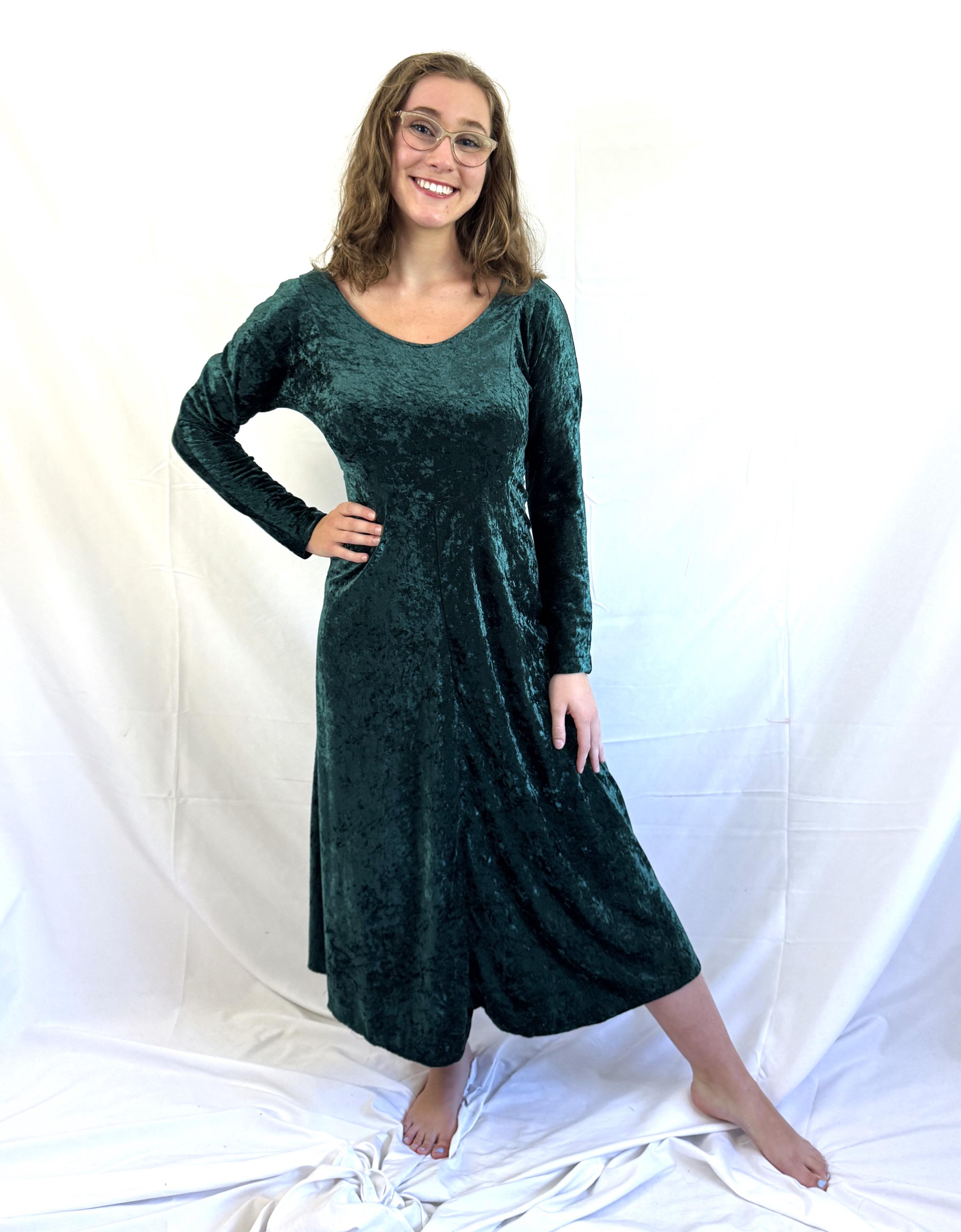green velvet dress etsy Nocturnal Green Ruched Mini Dress With Sash – Club L London main image 0