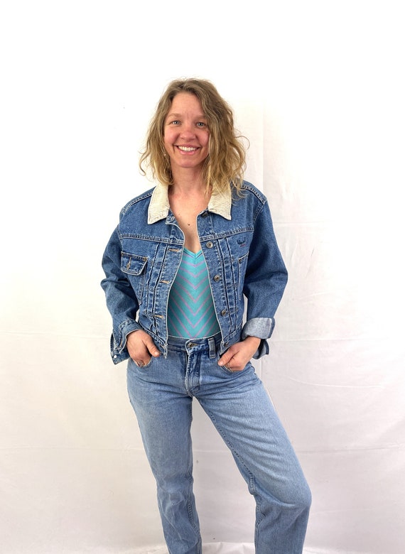 Vintage 90s Unionbay Cropped Denim Jacket - image 4