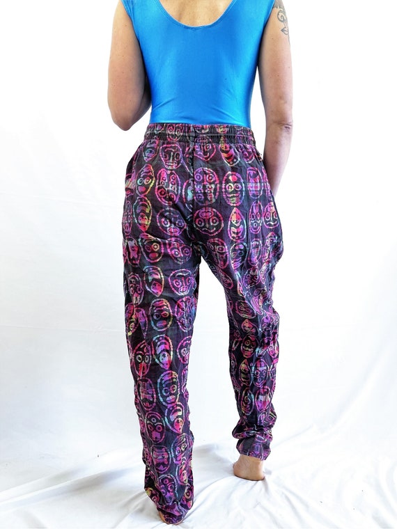 Vintage 90s Ethnic Batik Hippie Harem Pants