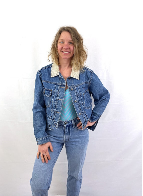 Vintage 90s Unionbay Cropped Denim Jacket